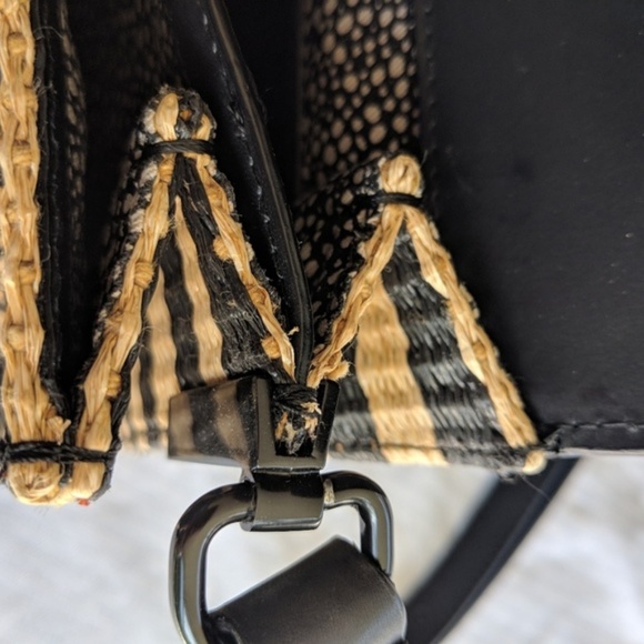 *Host Pick* LOEFFLER RANDALL LEATHER CANVAS BAG - Picture 5 of 6